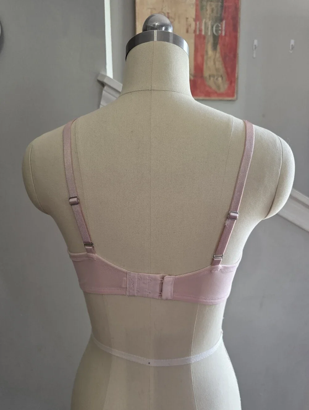 Soma Bra Sensuous Lace Unlined Pink Floral Embroidery Size 34C NWT